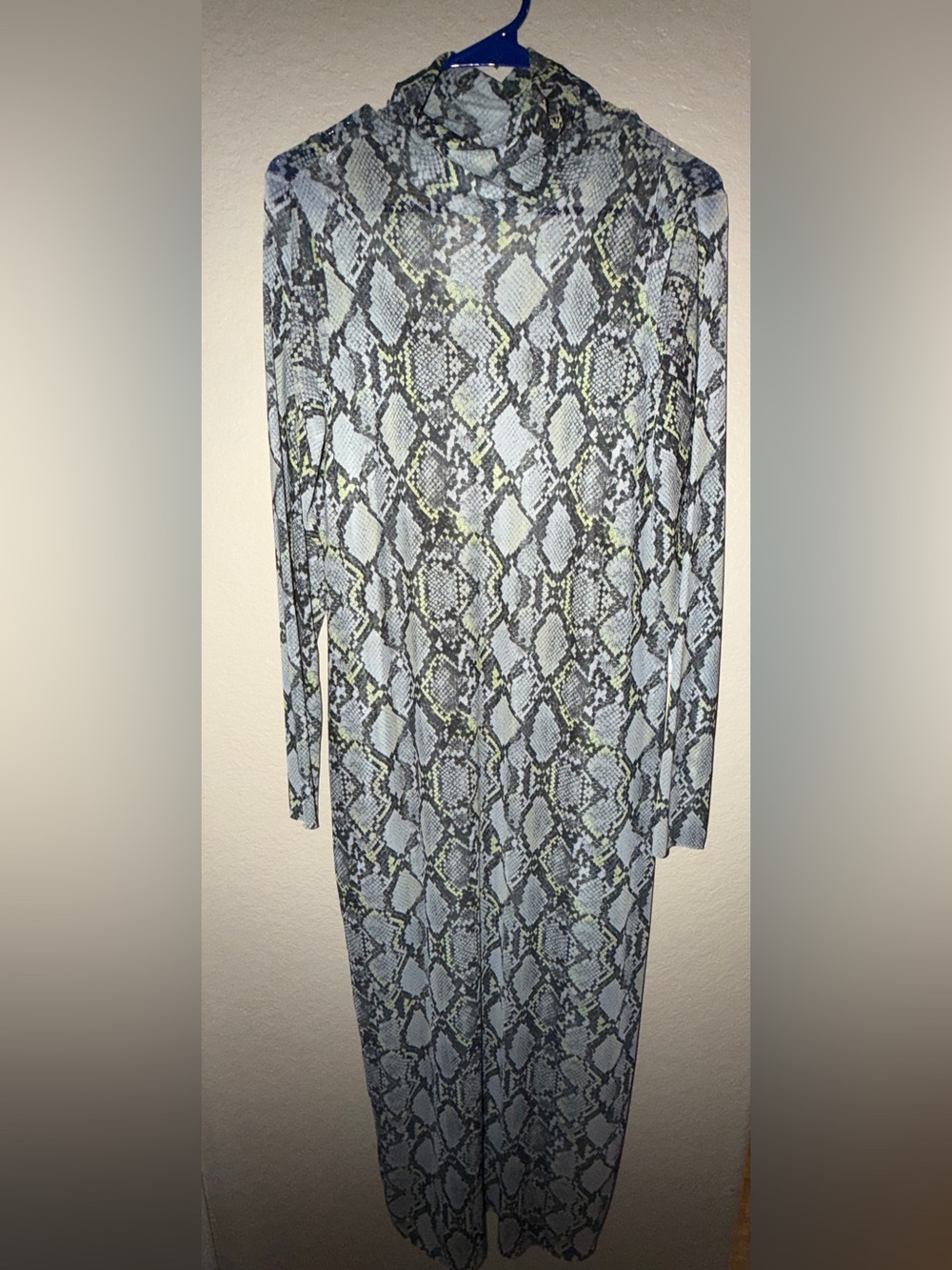 AFRM Snake Print Maxi Dress NWT